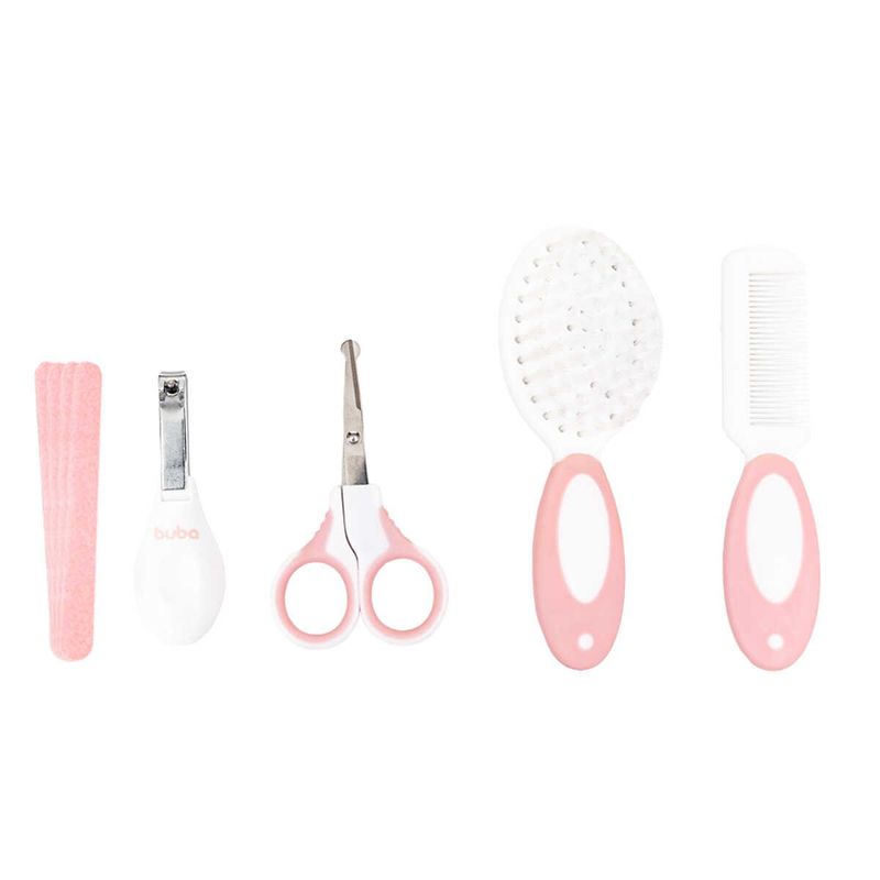 kit cuidados buba com estojo rosa 16240