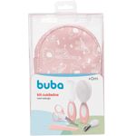 kit cuidados buba com estojo rosa 16240