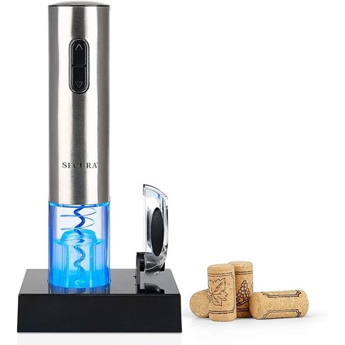Abridor de Vinho Elétrico Secura Prata A-MBI