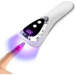 secador de unhas recarregável led uv portátil branco a-bi
