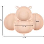 conjunto de pratos sucção pandaear 2 peças a-bi