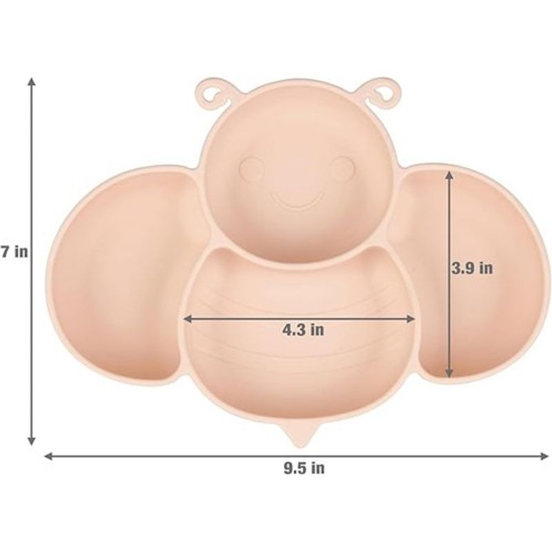 conjunto de pratos sucção pandaear 2 peças a-bi