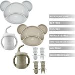 conjunto de alimentação pandaear 8 peças a-bi