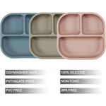 conjunto de pratos sucção pandaear 3 peças a-bi