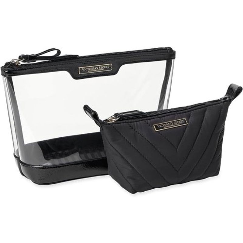duo de bolsas de beleza victoria's preta a-bi