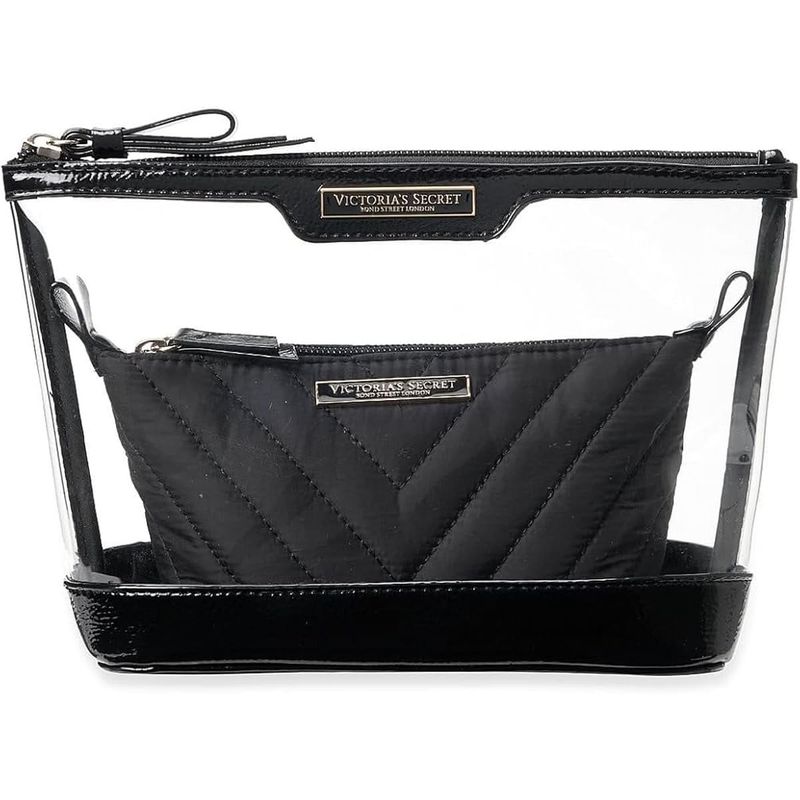 duo de bolsas de beleza victoria's preta a-bi