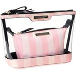 duo de bolsas de beleza victoria's rosa a-bi