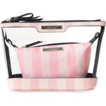 duo de bolsas de beleza victoria's rosa a-bi