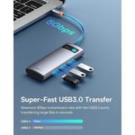 adaptador baseus usb c 8 em 1 usb 3.0 a-bi