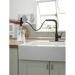torneira cozinha com pulverizador aço inox 3 funções preto a-bi