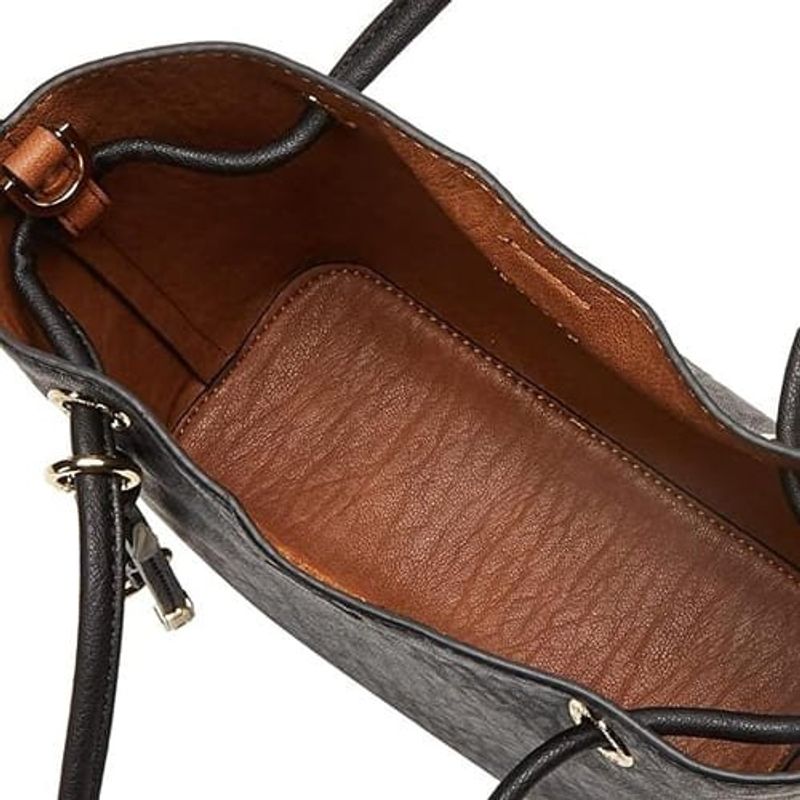 bolsa calvin klein gabrianna mini tote crossbody preto a-bi