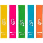 conjunto de 05 faixas ‎fit simplify para exercício de resistência a-bi