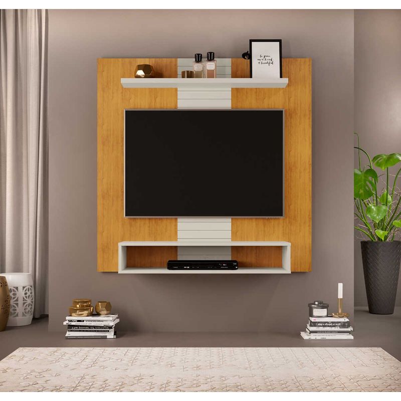 painel para tv até 47" dj móveis smart cedro e bali