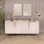 buffet dj móveis cleo off white