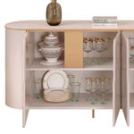 buffet dj móveis cleo off white