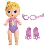 boneca baby alive hasbro sunny swimmer nadadora f8140