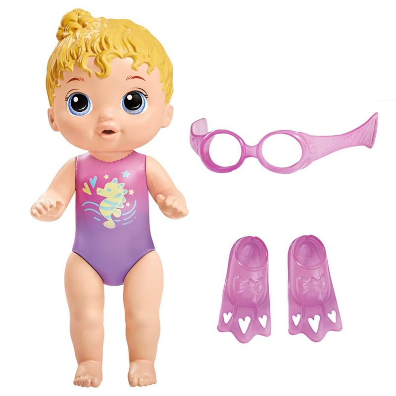 boneca baby alive hasbro sunny swimmer nadadora f8140