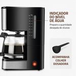 cafeteira mondial dolce arome c-43 preto e inox