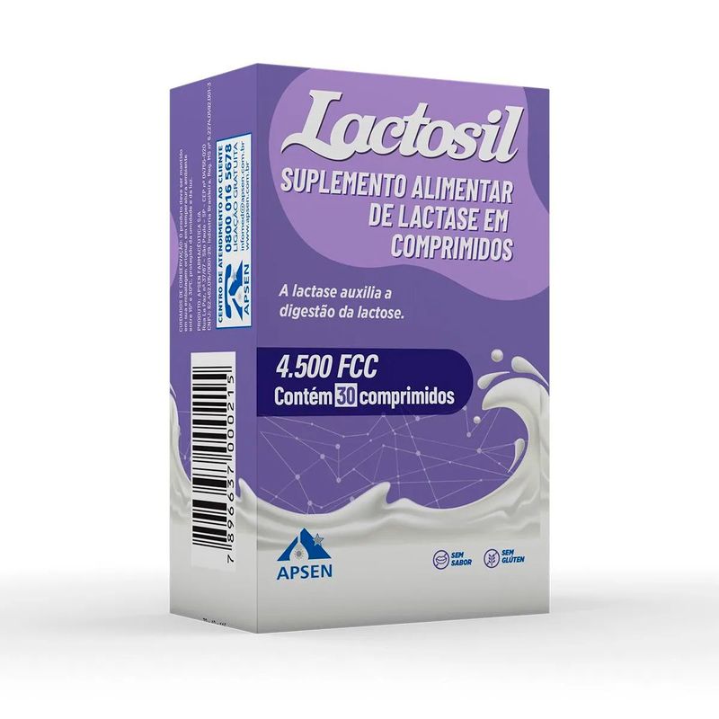 lactosil 4.500 fcc 30 comprimidos apsen