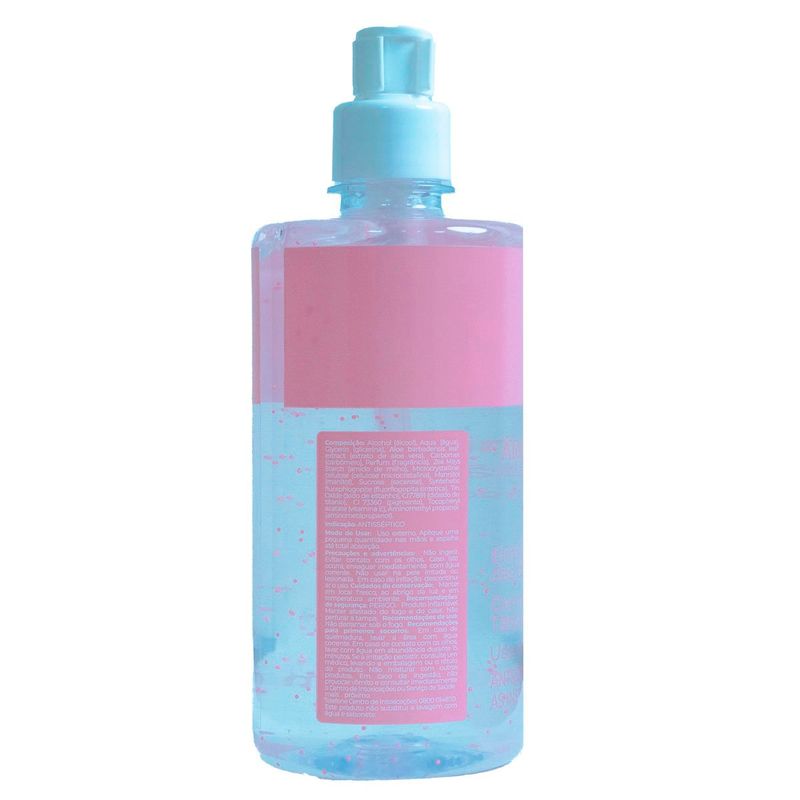 álcool em gel daaz esfera rosa 500ml