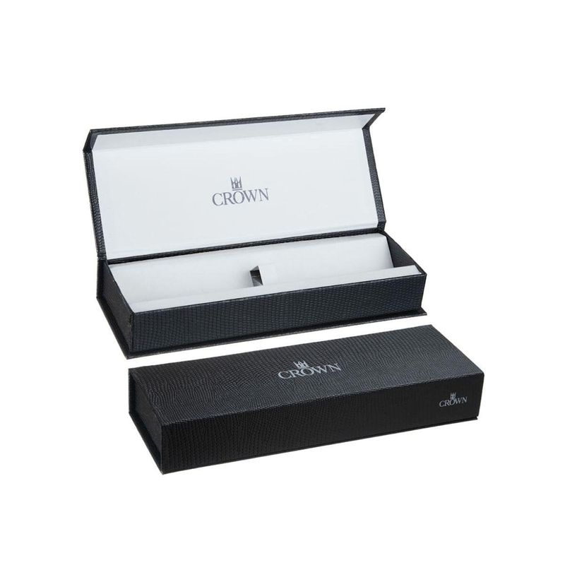 caneta esferográfica crown ebony fumê (mp)