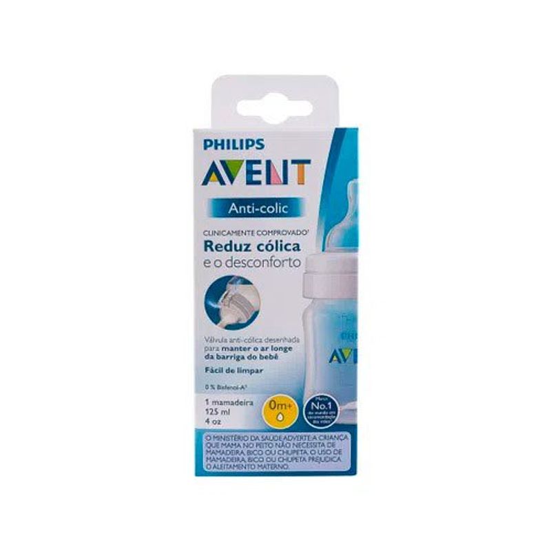 mamadeira philips avent anti cólica 125ml