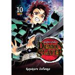 livro demon slayer - volume 10 - mangá (mp)