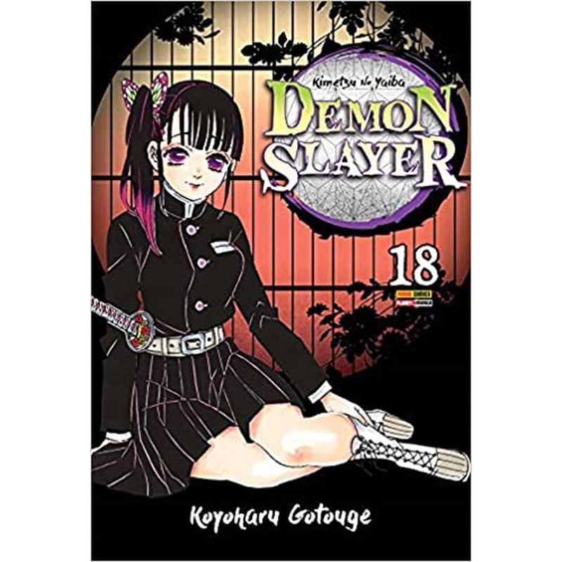 livro demon slayer - volume 18 - mangá (mp)