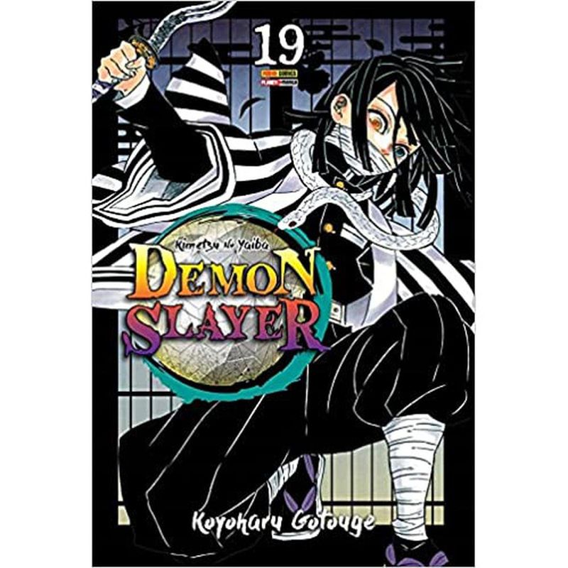 livro demon slayer - volume 19 - mangá (mp)