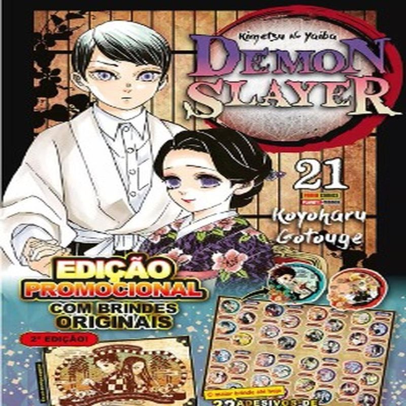 livro demon slayer - 21 (mp)