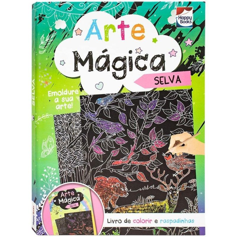 livro arte mágica - selva (mp)