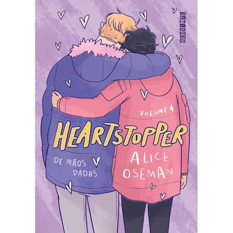 livro heartstopper - volume 04 - de mãos dadas (mp)