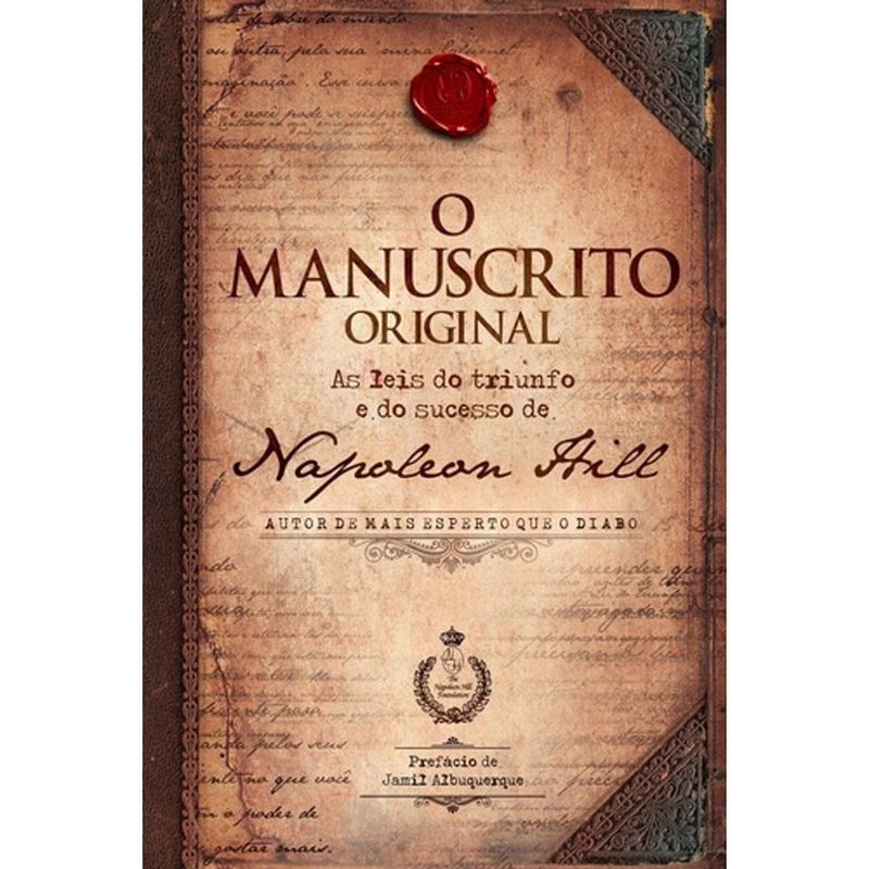 livro o manuscrito original - as leis do triunfo e do sucesso de napoleon hill (mp)