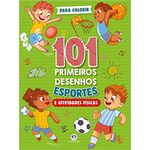 livro 101 primeiros desenhos - esportes e atividades físicas (mp)