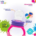 alimentador infantil lolly rosa 1 unidade