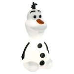 luminária olaf disney 39,5cm 110/220v branco (mp)