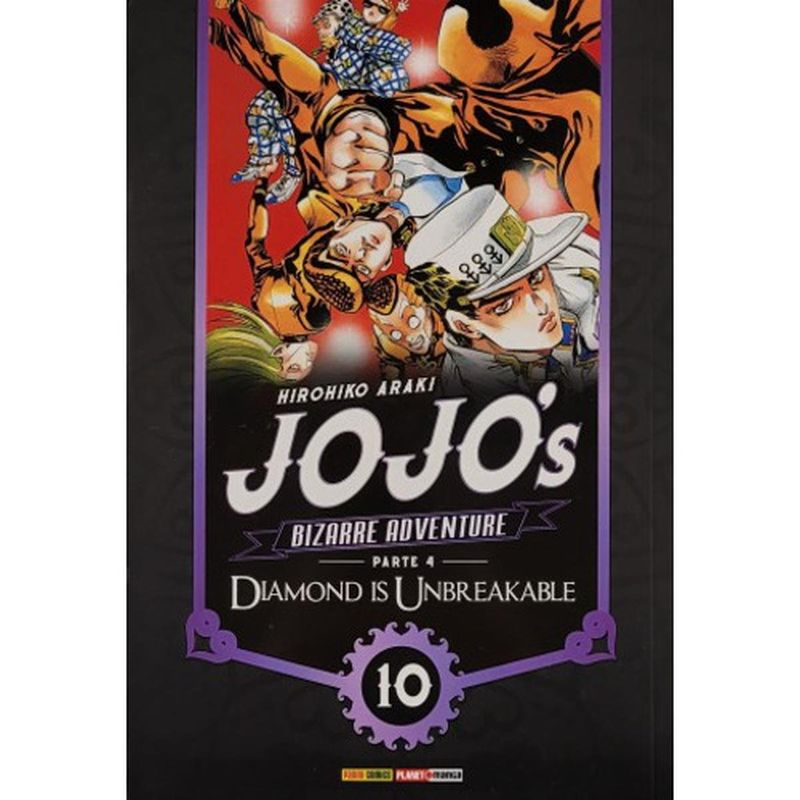 livro jojos - bizarre adventure - diamond is unbreakable - 10 - parte 4 (mp)
