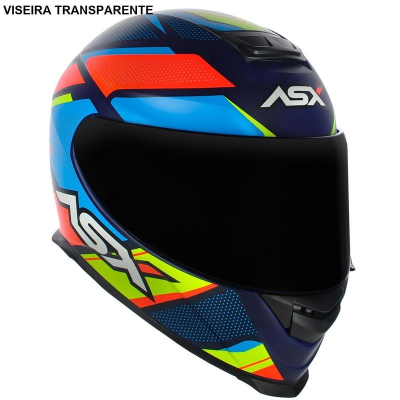 eagle Capacete Axxis Eagle Japan Matt Grey + Viseira Fumê Tamanho