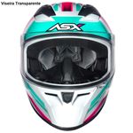 capacete asx city branco e rosa 60 (mp)
