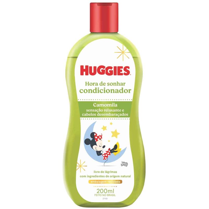 condicionador infantil turma da mônica huggies camomila 200ml