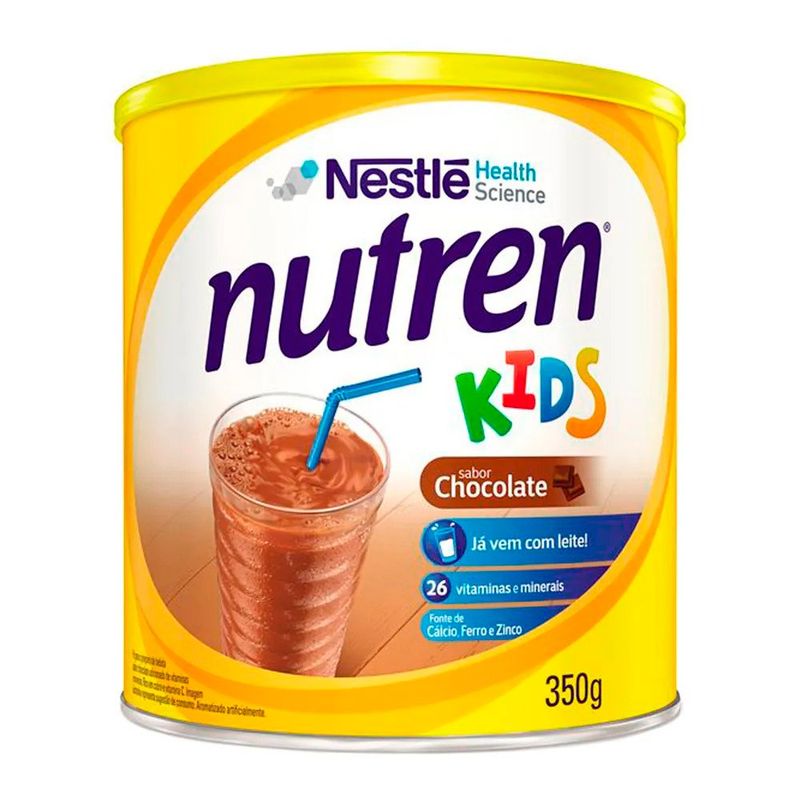 complemento alimentar infantil nestlé nutren kids chocolate 350g