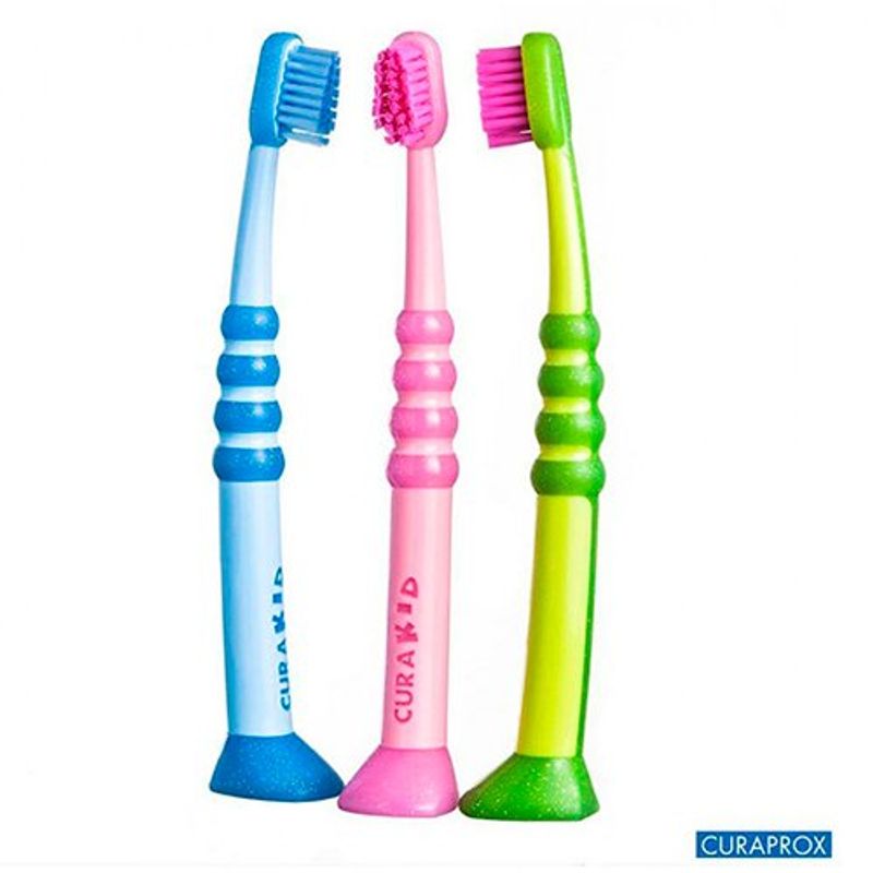 escova dental curaprox ck 4260b curakid cores sortidas 1 unidade
