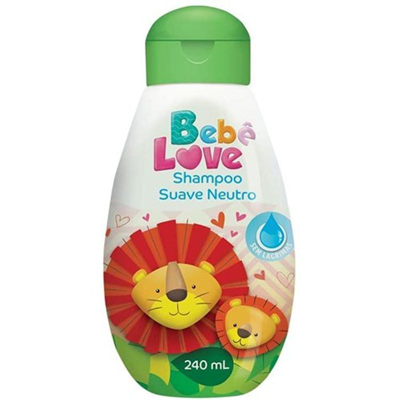 shampoo neutro bebê love suave nutriex 240ml
