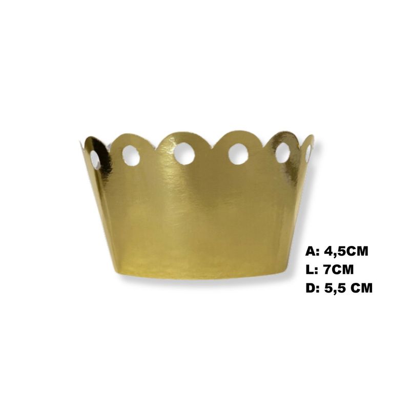 kit festa decorativo premium dourado 55 peças (mp)