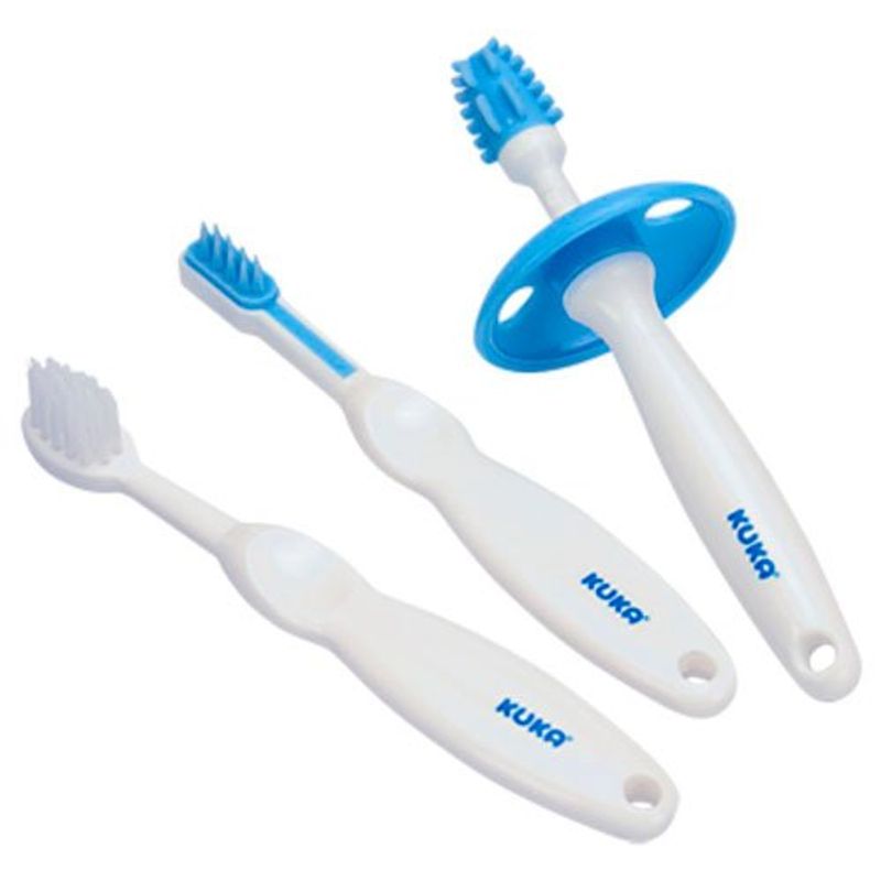 kit higiene dental kuka azul
