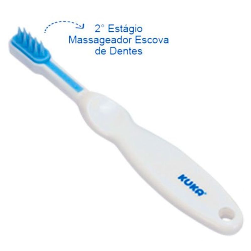 kit higiene dental kuka azul