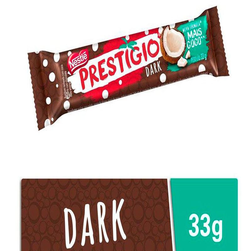 chocolate nestlé prestígio dark