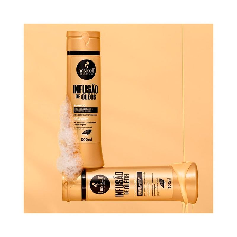 shampoo haskell infusão de óleos 300ml