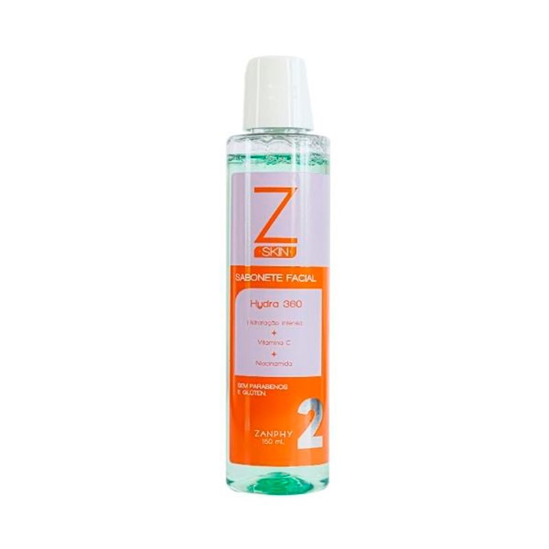 sabonete líquido facial zanphy skin 150ml