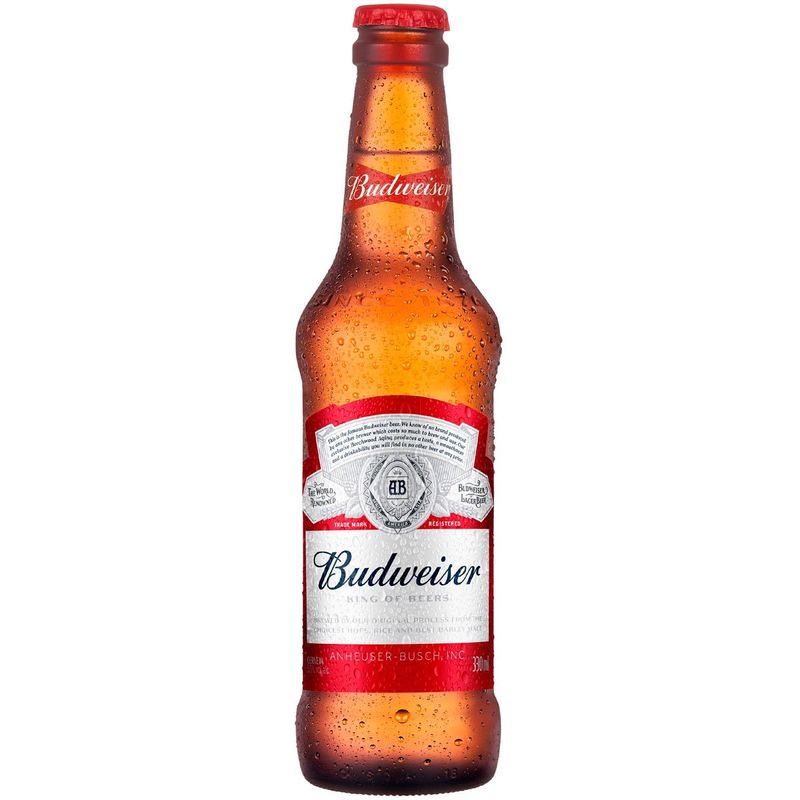 cerveja budweiser long neck 330ml